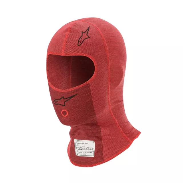 New Alpinestars ZX EVO V2 Balaclava Red (FIA)