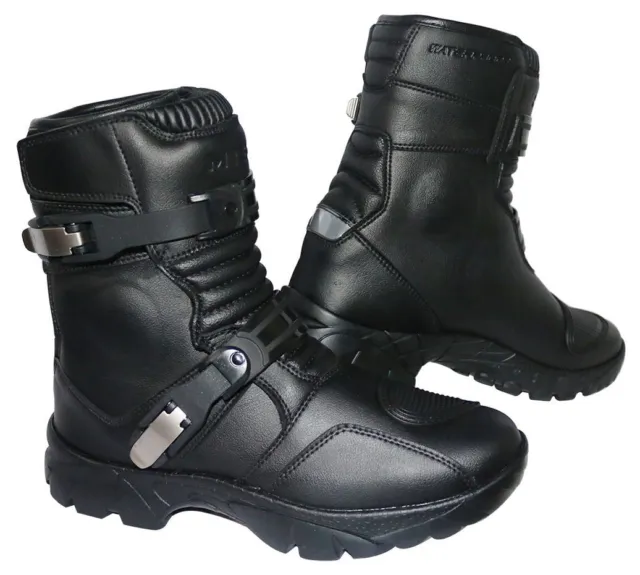 MTECH Adventure Motorbike Low Boots Motorcycle Water Proof Touring Boots Black