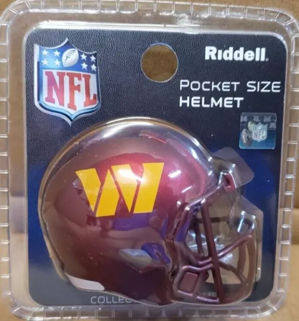 Washington Commanders New 2022 Nfl Mini Speed Riddell Pocket Helmet