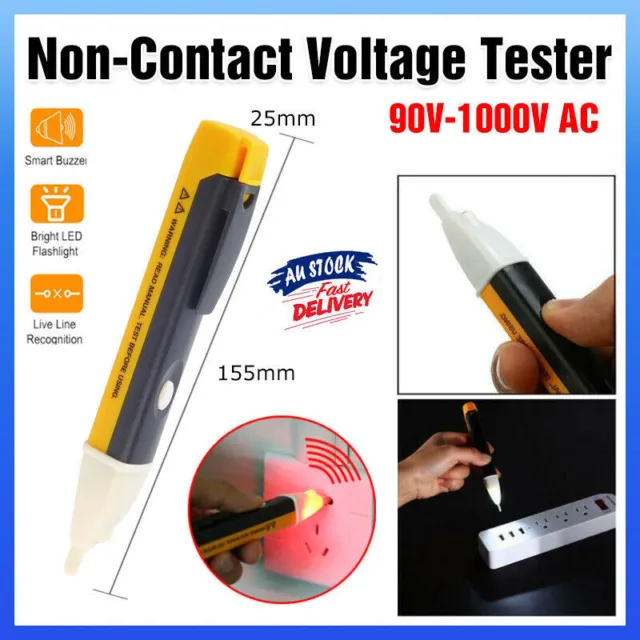 Voltage AC Detector Outlet Volt Stick Pen Tester with LED Light Power Indicator