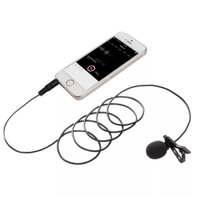 BOYA BY-LM10 3.5mm Omnidiretional Lavalier Microphone for iPhone Mobile Phone