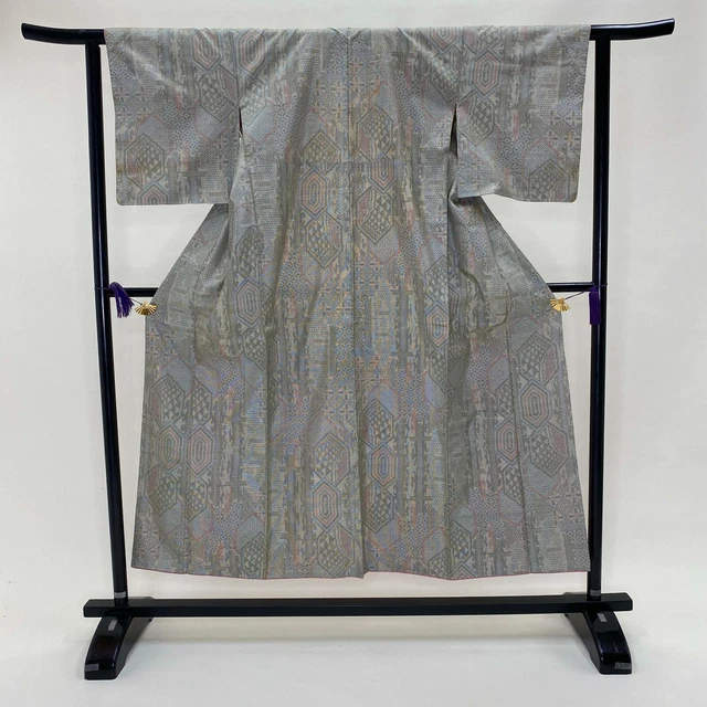 Japanese Kimono / Oshima Tsumugi / Silk / Casual Wear / Haori / G-140