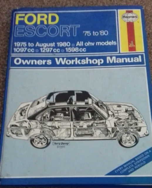 Haynes Owners Workshop Manual for Ford Escort 1975-80