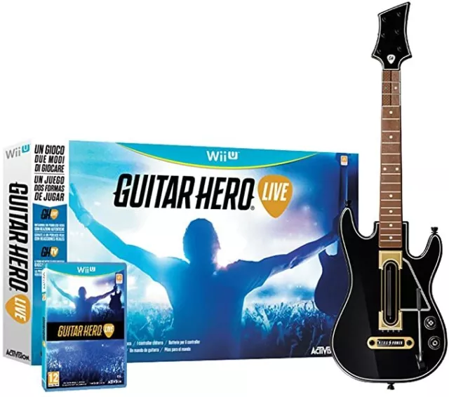 Guitar Hero Live [Jeu + Guitare] NINTENDO WII U - EUR Français Inclus NEUF