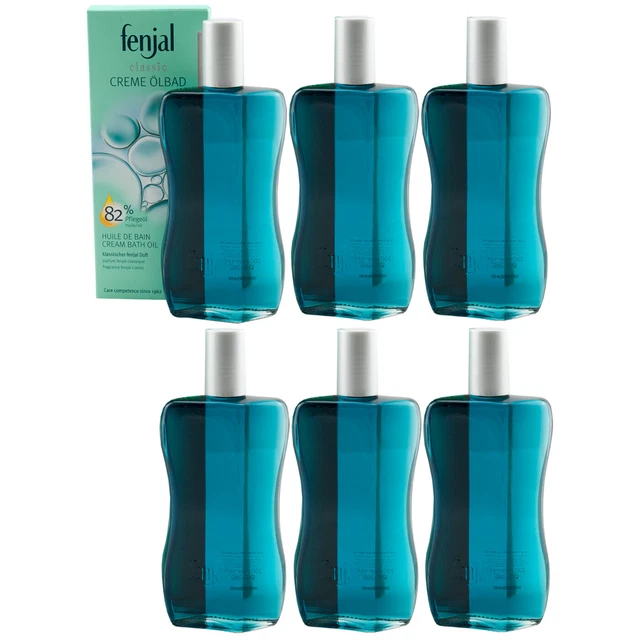 Fenjal CREME ÖLBAD -CLASSIC- 6 x 200 ml mit klassischem Fenjal Duft