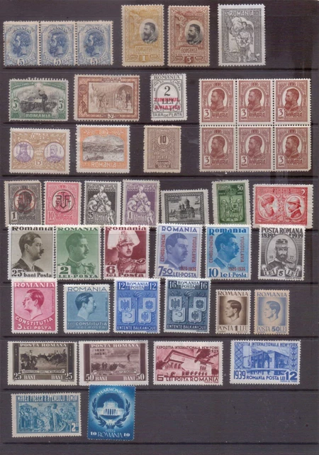 Romania Early Mint Collection
