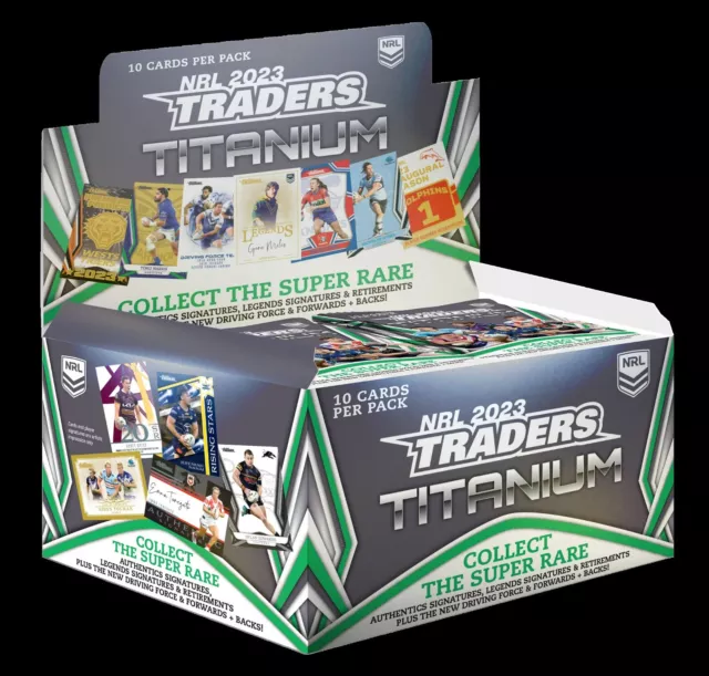 2023 Nrl Traders Titanium PRIORITY Factory Sealed Box