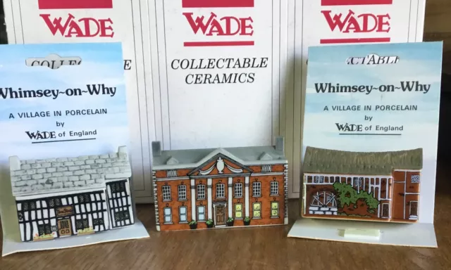 ALL 3 Wade Whimsey on Why houses BLOODSHOT HALL ,STAG HOTEL ,WATERMILL for $8.88