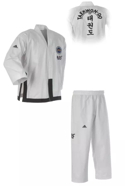 adidas ITF Black Belt Champion Dobok ADITITF02, Instructor Taekwondo Anzug