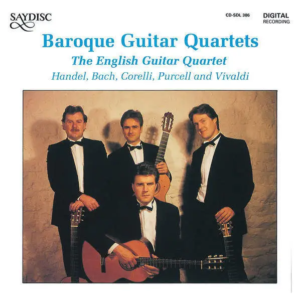 The English Guitar Quartet - Baroque Guitar Quartets (CD)