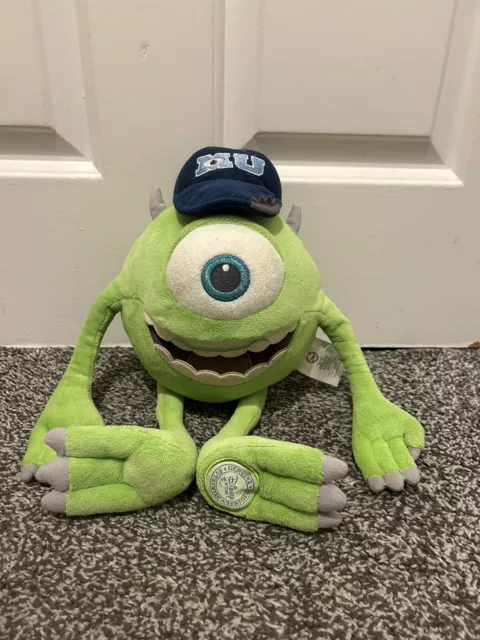 Disney Store Monsters University Mike Wazowski  Plush Soft Toy Stamped 14"