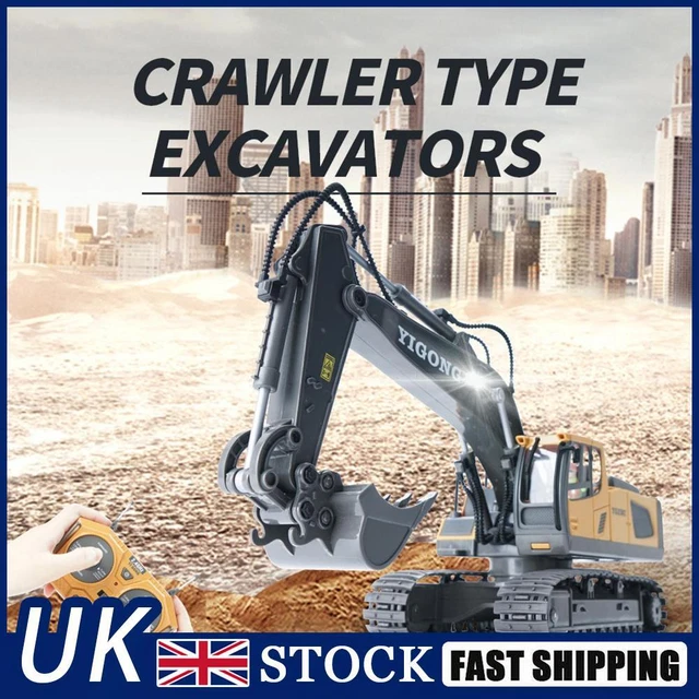 REMOTE CONTROL HEAVY Excavator 1/20 Truck 11CH Crawler 2.4G RC Car with