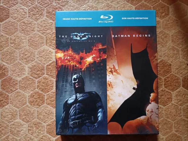 Batman Begins + The Dark Knight – Coffret Blu Ray – Très Bon Etat