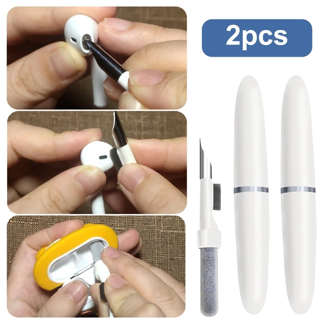 2pcs Multifunctional Bluetooth Headset Cleaning Kit, Soft Brush Cleaning Tool