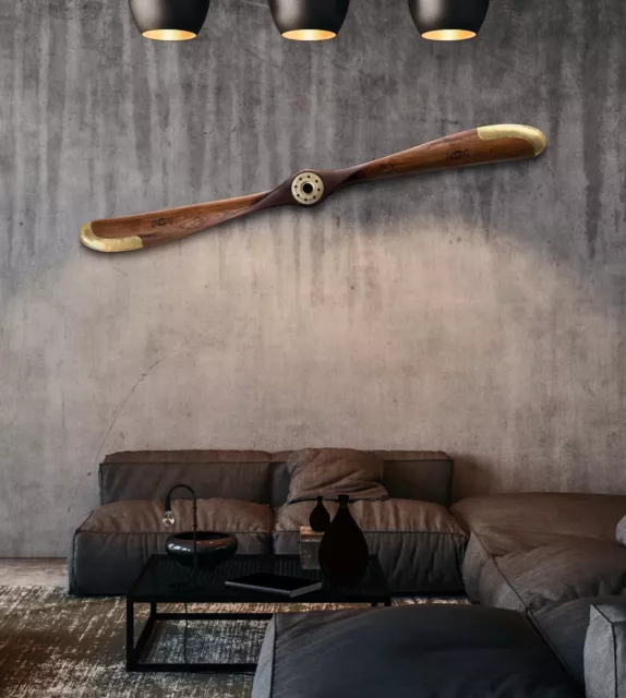 Wooden Airplane Propeller for Wall Decor IRONBARK 6 feet by WoodFeather