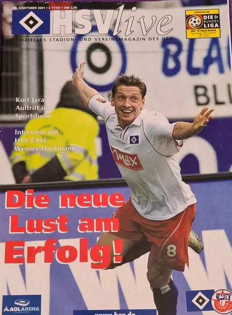 2001/02 1.BUNDESLIGA HAMBURGER SV FC Hansa Rostock EUR 1,00 PicClick DE