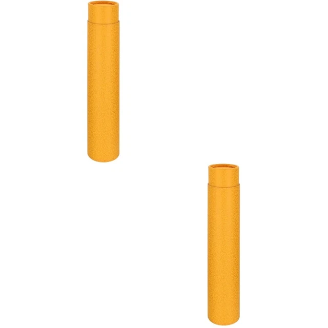 2 piezas Tubos de pintura Tubos de póster para soporte de tubos de documentos de correo