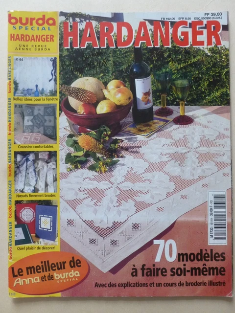 BURDA Special (E619) - HARDANGER - Stickmuster - französische Sprache