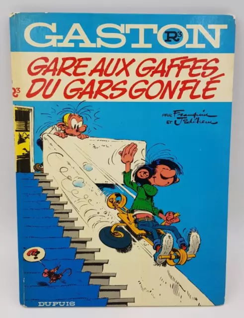 Gaston Lagaffe R3 Gare aux Gaffes du Gars Gonflé - Franquin et Jidéhem - EO 1973