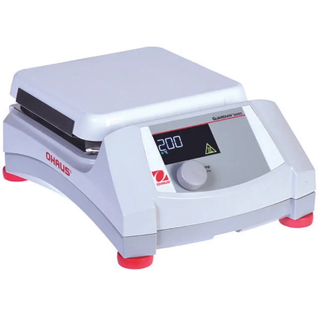 OHAUS Guardian 5000 Ceramic Stirrer e-G51ST07C, 7x7 Inch Plate 15L Capacity