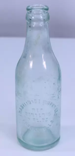 Triumph Bottling Works VTG Embossed Antique Bottle S. Mansfield, LA Slug Plate