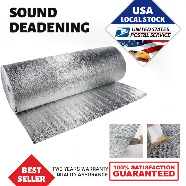 REFLECTIVE Sound Deadener Noise Proof Deadening Car Heat Shield Insulation Mat A