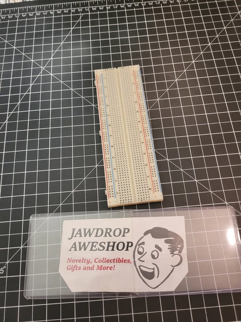 2x Solderless Breadboard, Lightly Used, One White, One Transparent, Minor Wear
