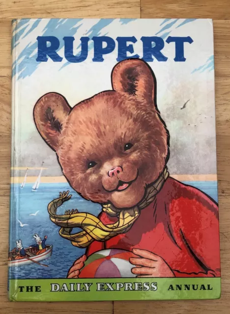 Rupert Bear Annual 1959 Inscribed Not Price Clipped Painting Untouched Very Fine