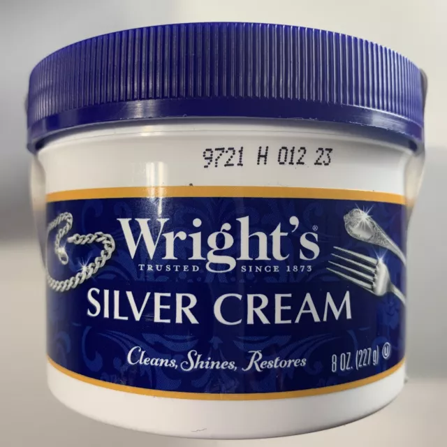 Wright's Silver Cleaner Polish Cream 8oz