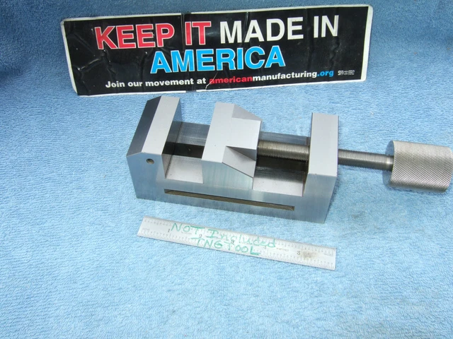 Grind Vise 6 Inch Meadville Type Screw Toolmaker Machinist Watchmaker Used