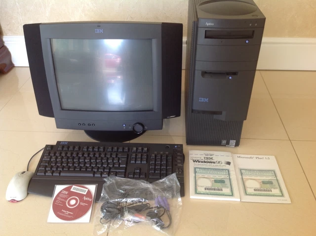 IBM APTIVA VINTAGE Desktop Computer £50.00 - PicClick UK
