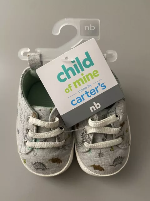 Carters Newborn Dino Shoes