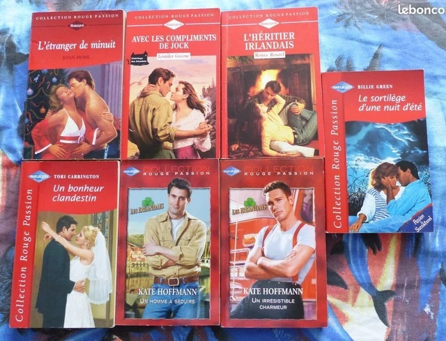 LOT DE 7 romans "Collection Rouge Passion" - Edition Harlequin EUR 9,20