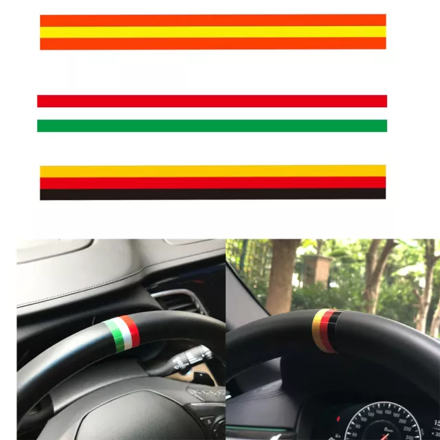 Germany Italy Spain Flag Sticker Car Steering Wheel Sticker Car Grille Stickers