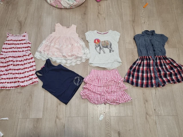 6 - 7  girls bundle  inc debenhams, pineapple spring summer bundle