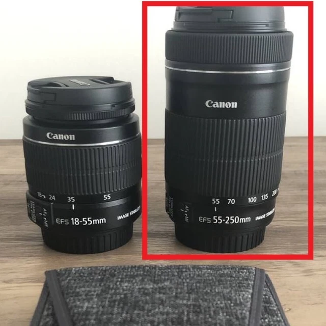 Canon EF-S 55-250mm F/4-5.6 IS STM Image Stabilized Telephoto Zoom Lens Black