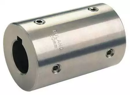 RULAND SCC-22-22-SS Rigid Shaft Coupling,Set Screw,1-3/8in.