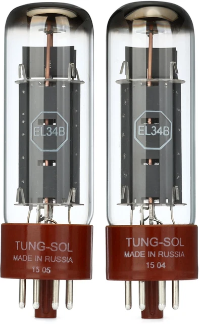 Tung-Sol EL34B Power Tubes - Matched Duet Bundle