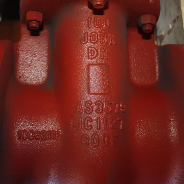 JOHN 4" INCH flanged gate valve DN100  AS3579 1006011F 600F 100 2