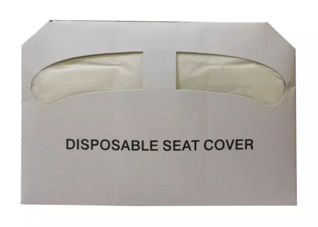 Toilet Seat Covers Disposable Bathroom Travel Half Fold Paper 1 Pack of 250