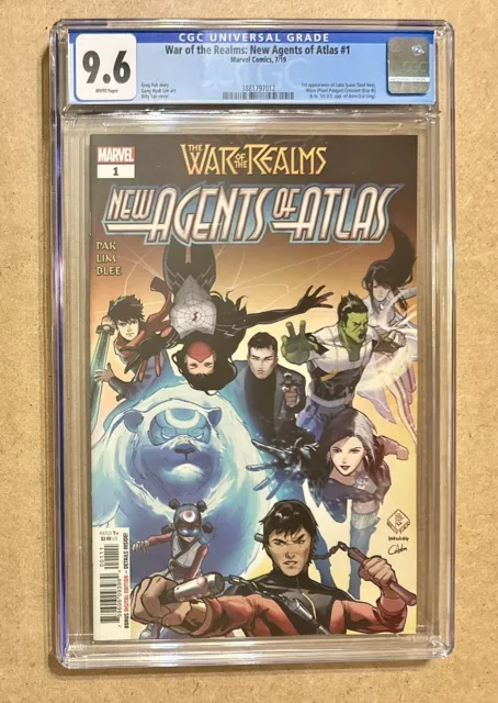 War Of The Realms: New Agents Of Atlas #1 (2019) CGC 9.6 - 1st Luna Snow, Wave