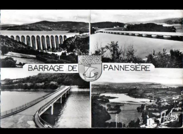 PANNECIERE (58) Structure du BARRAGE & BLASON période 1950-1960