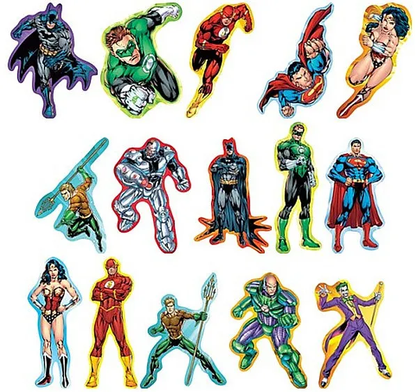 Justice League America Decal Stickers DC Comics Licensed Choose your item