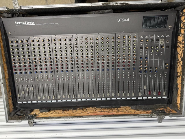 SOUNDTECH 24X4 ST244 professional mixing console $200.00