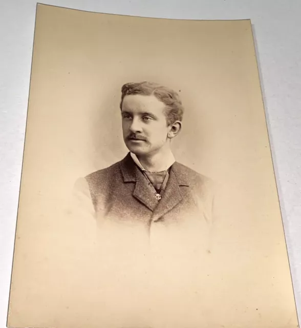 Rare Antique NYU Class of 1879 Grad & Medical Dr. William Ackerman Cabinet Photo