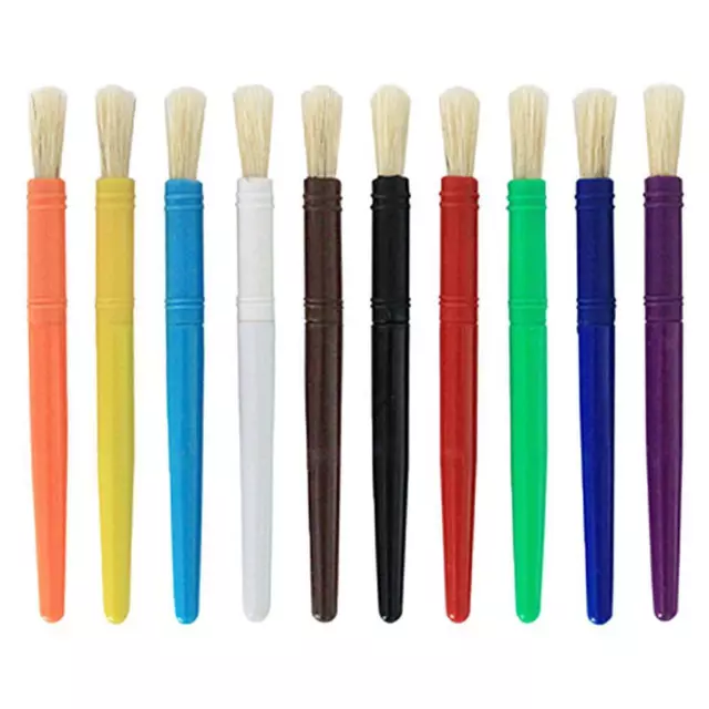 10/20Pcs Set di pennelli per pittura ad acquerello ad olio acrilico per bambini
