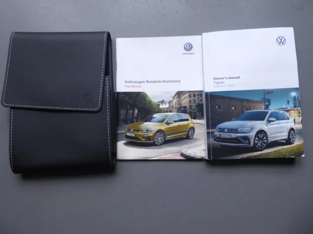 Vw Tiguan 2016-2020 Blank Handbook Owners Manual Wallet 11.2019 No Car Details #