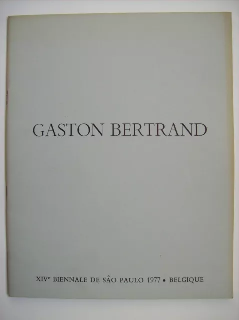 histoire peinture belge moderne Gaston Bertrand exposition abstrait peintre