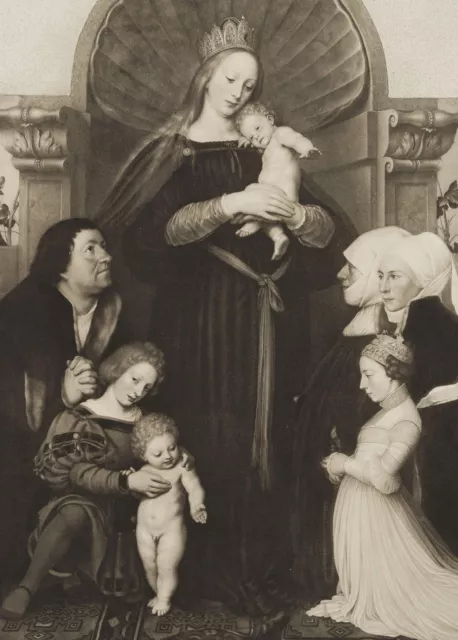 PAULUSSEN (*1852) nach HOLBEIN (*1498), Die Madonna des Bürgermeisters Meyer, um 3