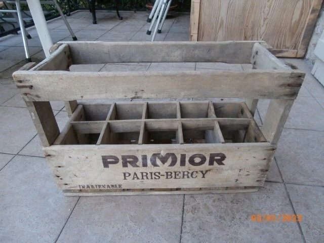 ANCIEN CASIER A Bouteilles En Bois EUR 25,00 - PicClick FR